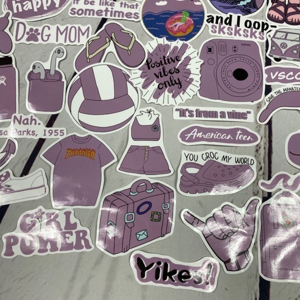 Purple Themed Sticker Bundle‎ - Picture 4 of 9